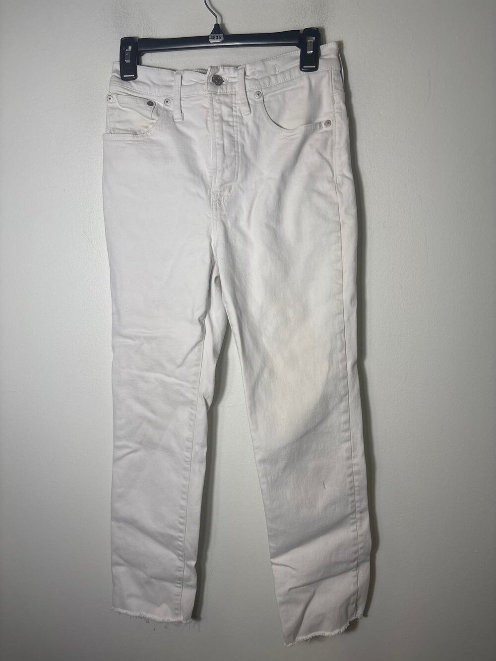 Madewell White Denim "The Perfect Vintage Jean" Sz 26